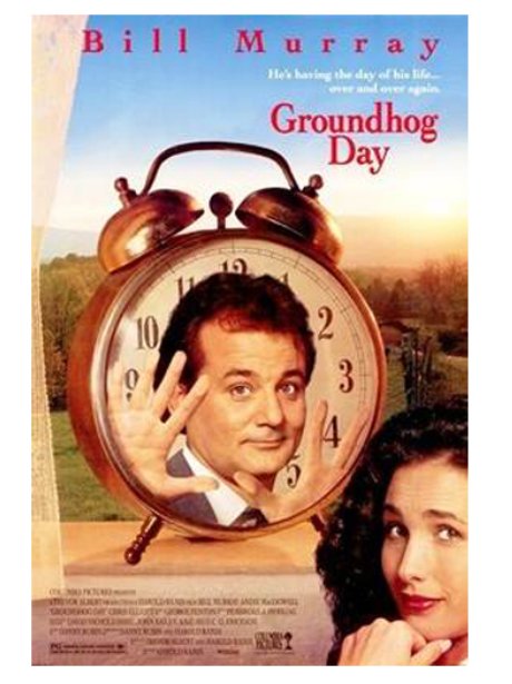 Groundhog day poster
