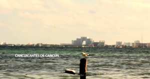 cancun antes de cancun afiche